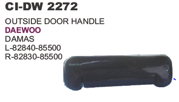Outside Door Handle Daewoo Damas - Durable Construction | 4-Wheeler Compatibility, Warranty Included
