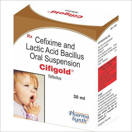 Cefixime लैक्टिक एसिड बैसिलस ओरल सस्पेंशन