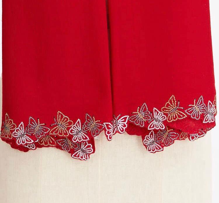 All Color Cashmere Swarovsky Or Crystal Stole