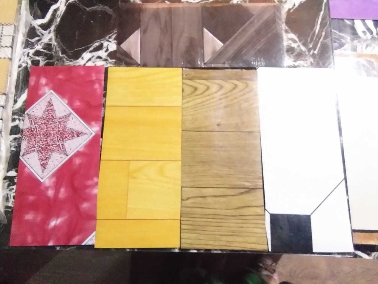 Floor Mat - Laminate, 1200mm X 1800mm, Yellow, 12mm Thickness - Click Lock Installation, Matte Finish, Durable Indoor Flooring Solution