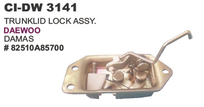 Trunklid Lock Asy Daewoo Damas