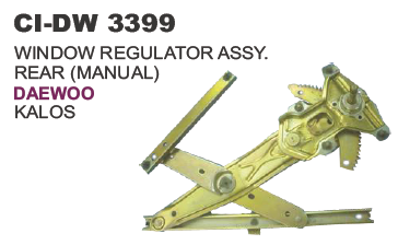 Window Regulator Assy Rear (Manual) Daewoo Kalos