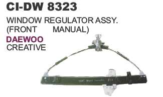 Window Regulator Assy Front Manual Daewoo Creative