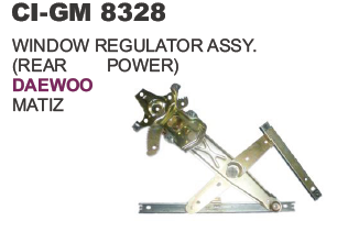 Window Regulator Assy Rear Power Daewoo Matiz