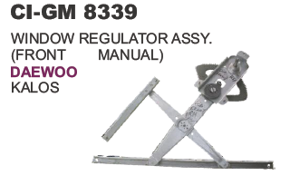 Window Regulator Assy Front Manual Daewoo Kalos