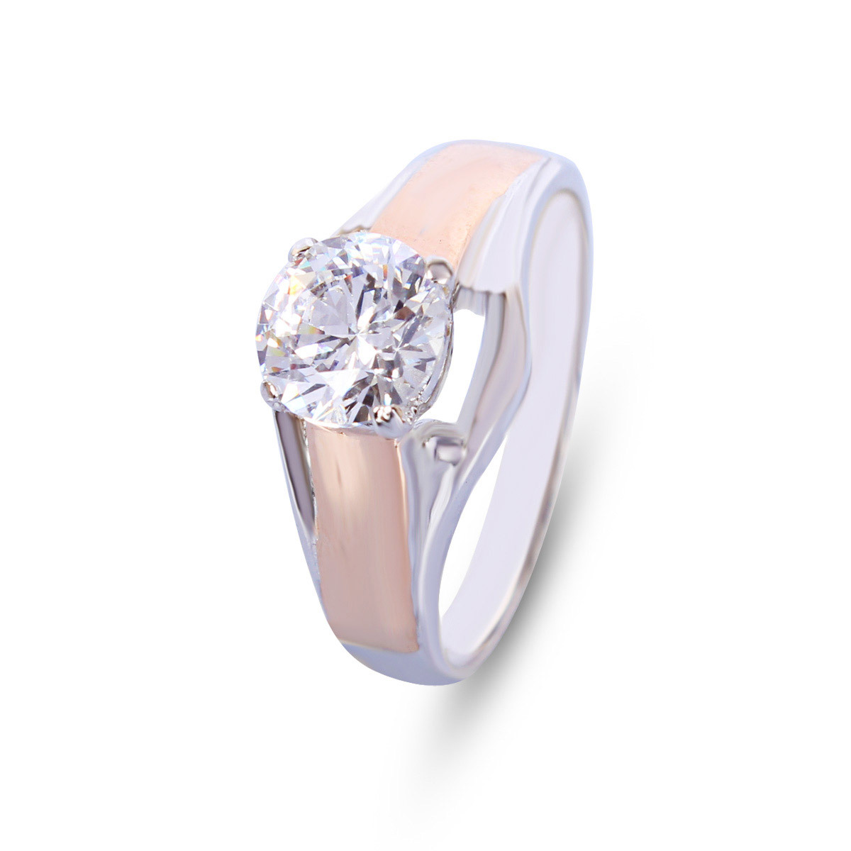 92.5 Silver Solitaire Rings Gender: Women