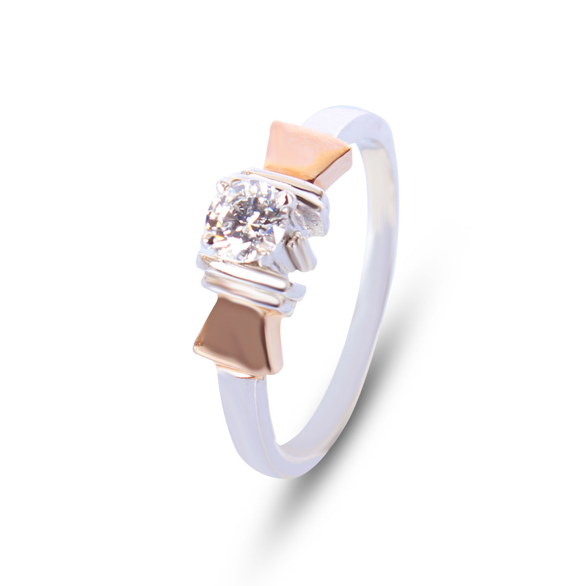 92.5 Silver Solitaire Rings Gender: Women