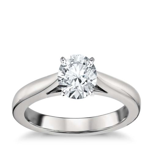 स्टर्लिंग सिल्वर 92.5 सॉलिटेयर रिंग्स लिंग: महिलाएं