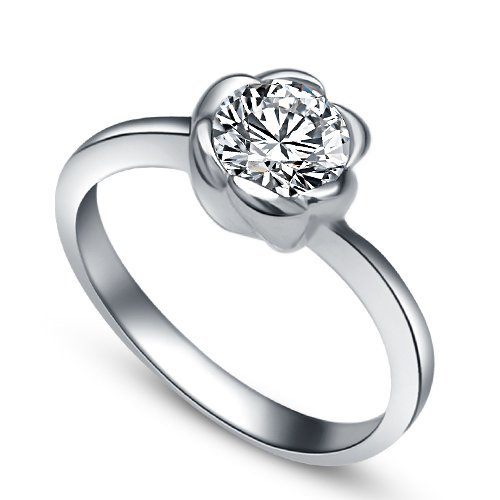 Solitaire Silver Rings Gender: Women