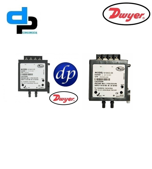 Dwyer 616kd-a-02 Differential Pressure Transmitter Accuracy: 2% %
