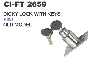 Dicky Lock with Keys Fiat