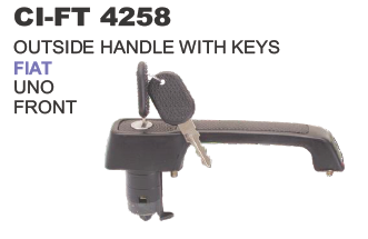 Outside Handle with keys Fiat