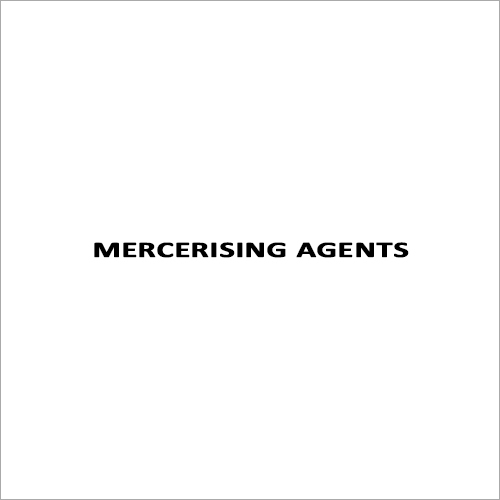 Mercerising Agents