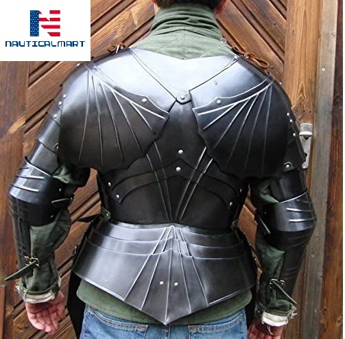 Nauticalmart Medieval Reenactment Steel Armour Breastplate With Arm Set Halloween