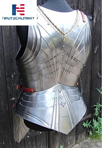 Nauticalmart Medieval Knight Reenactment Steel Armour Breastplate Halloween