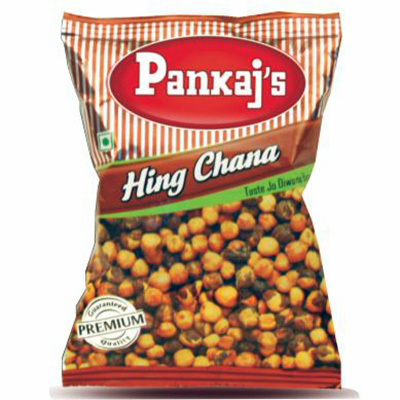 Hing Chana Namkeen - Roasted Chickpea Snacks, Flavorful Crunchy Texture - Perfect for Snacking