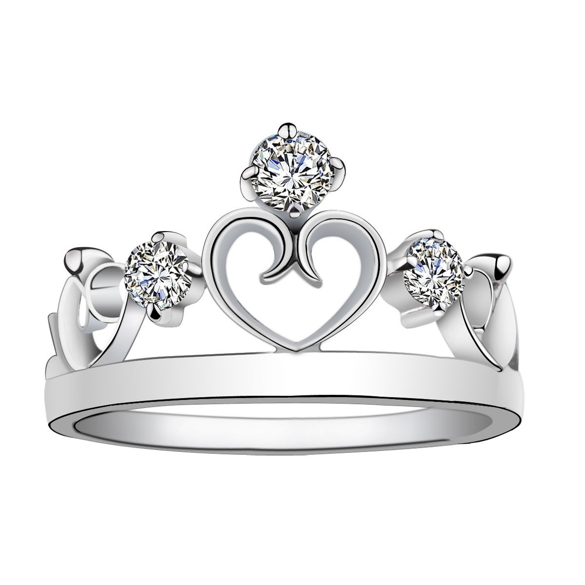 Heart Silver Ring Gender: Women