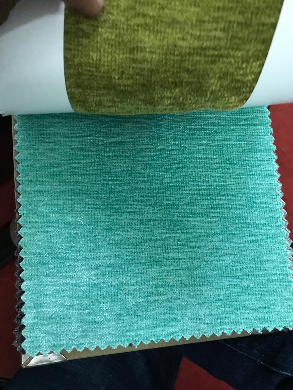 Molphino Sofa Fabric - Polyester, 54 Inch Width, Blue, 550 Gsm, Durable Soft Texture