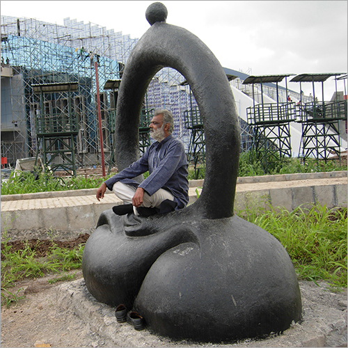 10 Foot Cement Concrete Yoga Monuments
