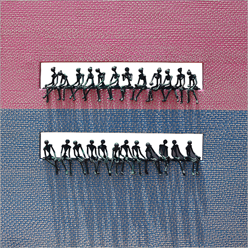 Male and Female Canvas and Metal Murals