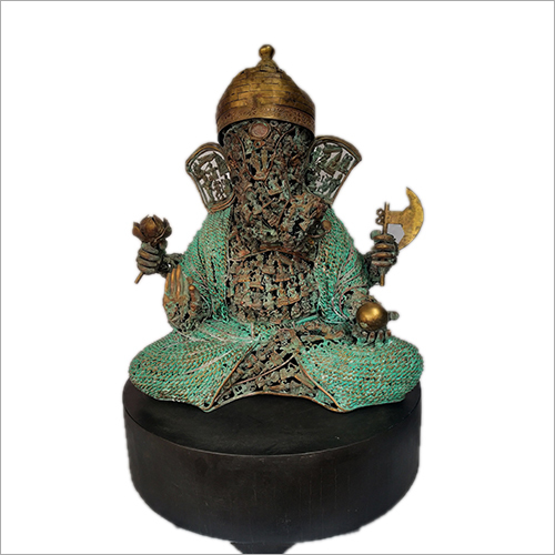 20 Inches Brass Lord Ganesha Statue