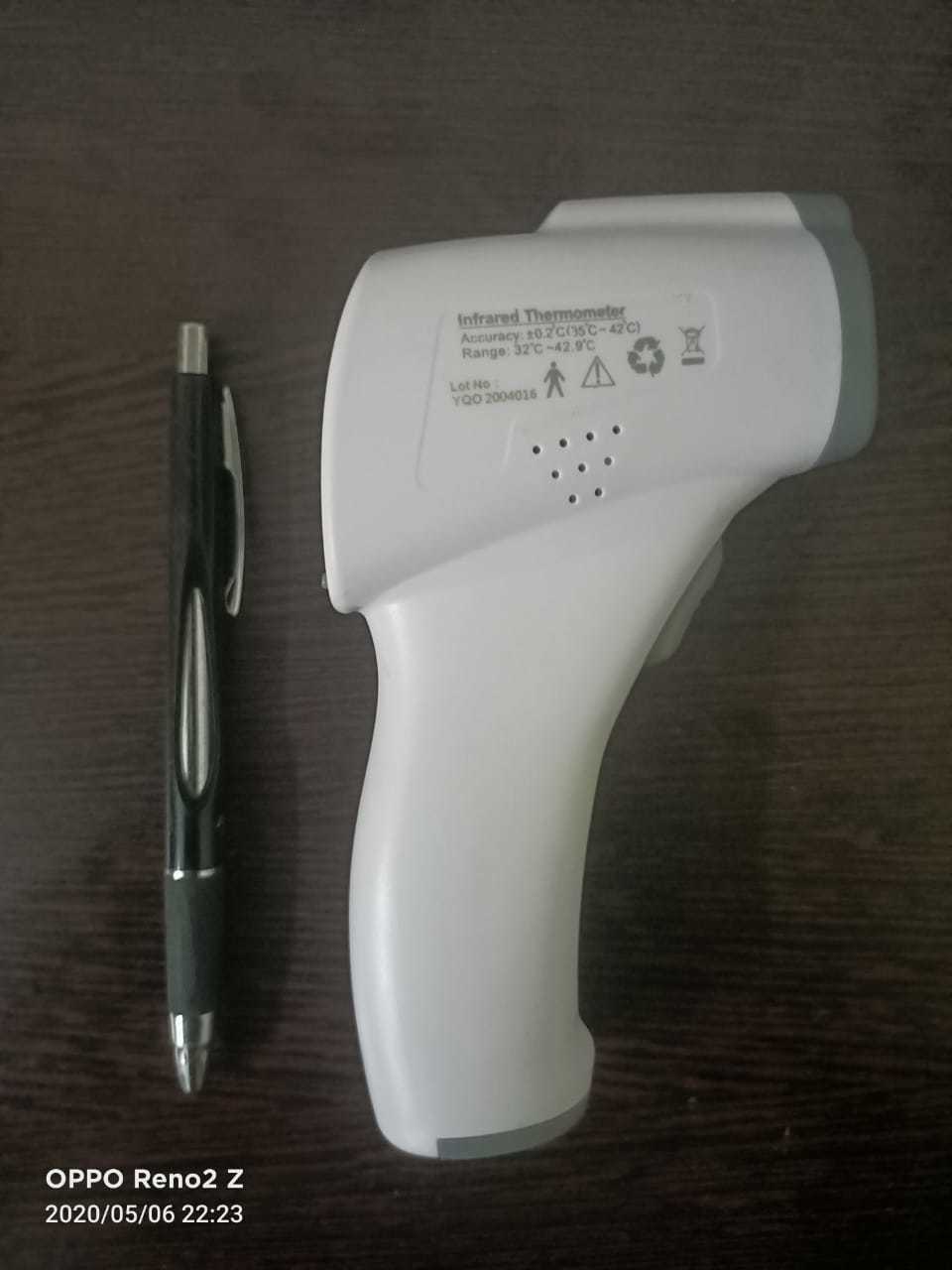 White Non Contact Infrared Thermometer