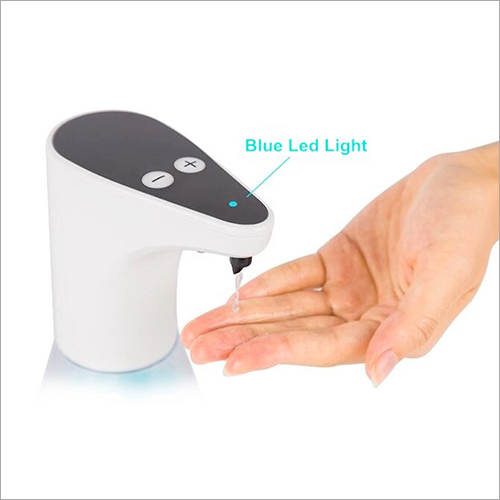 Automatic Hand Sanitizer Dispenser - Abs & Glass, 480 Ml Capacity, Touch-free Operation - Infrared Sensor, Low Battery Indicator, Lightweight & Portable