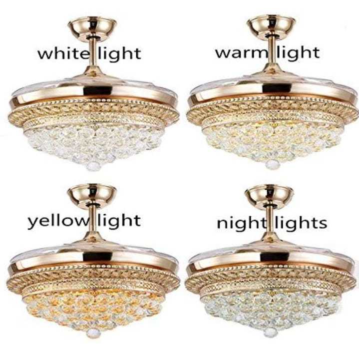 Golden Ceiling Fan