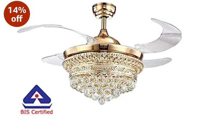 Golden Ceiling Fan