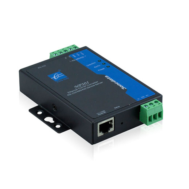 Iron 1-port Rs-232/485/422 To Ethernet Converter / Np301