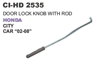 Door Lock Knob with Rod Honda City