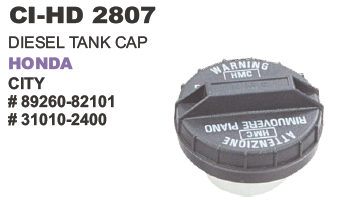 Diesel Tank Cap Honda City - Local Part No: 1404 | Vehicle Type: 4 Wheeler, Warranty Included