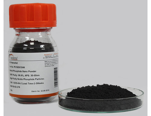 Nickel Phosphide Catalyst Nanopowder - Ni2P, Purity: 99.9%, APS: 30-50nm, Grey Color, Warranty: 6 Months | Nanoshel Grade, Powder Form