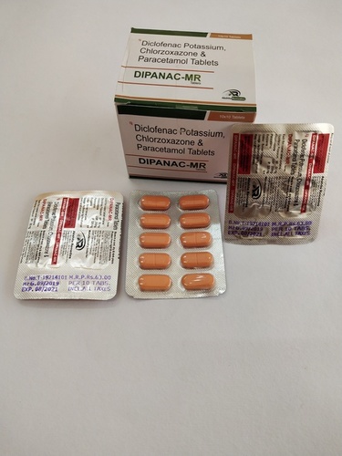 Diclofenac Pottasium 50Mg + Paracetamol 325Mg + Chlorzxazone 250Mg General Medicines