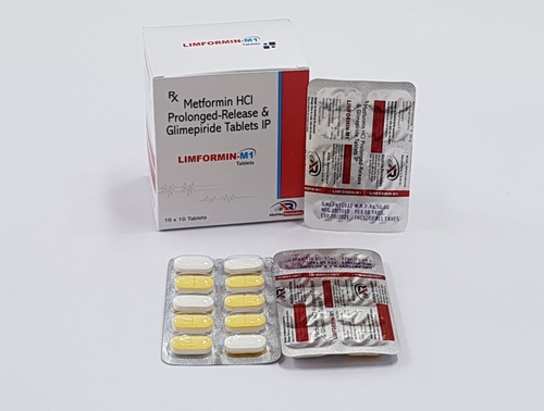 Metformin Hcl 500mg + Glimepride 1mg General Medicines