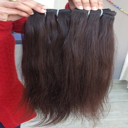 Natural Color Temple Straight Hair