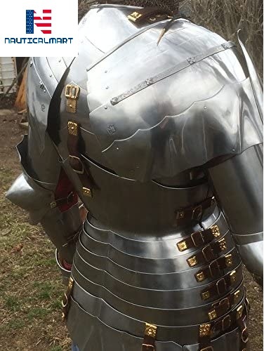 Steel Nauticalmart Medieval Reenactment Wearable Breastplate Half Suit Of Armor