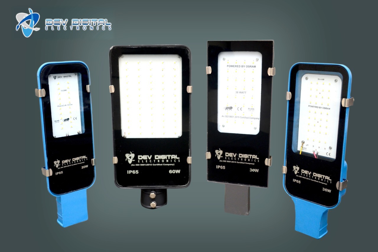 30w Led Street Light - Die Cast Aluminum 30cm Height | Osram Light Source Ip66 Rated 85-285v Ac >93% Optical Efficiency 50000 Hour Lifespan 2-year Warranty