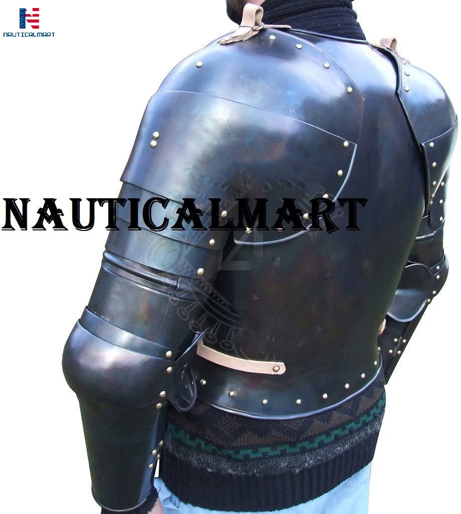 Steel Nauticalmart Plate Armour Spanish Reenactment Wearable Breastplate Half Suit Of Armor