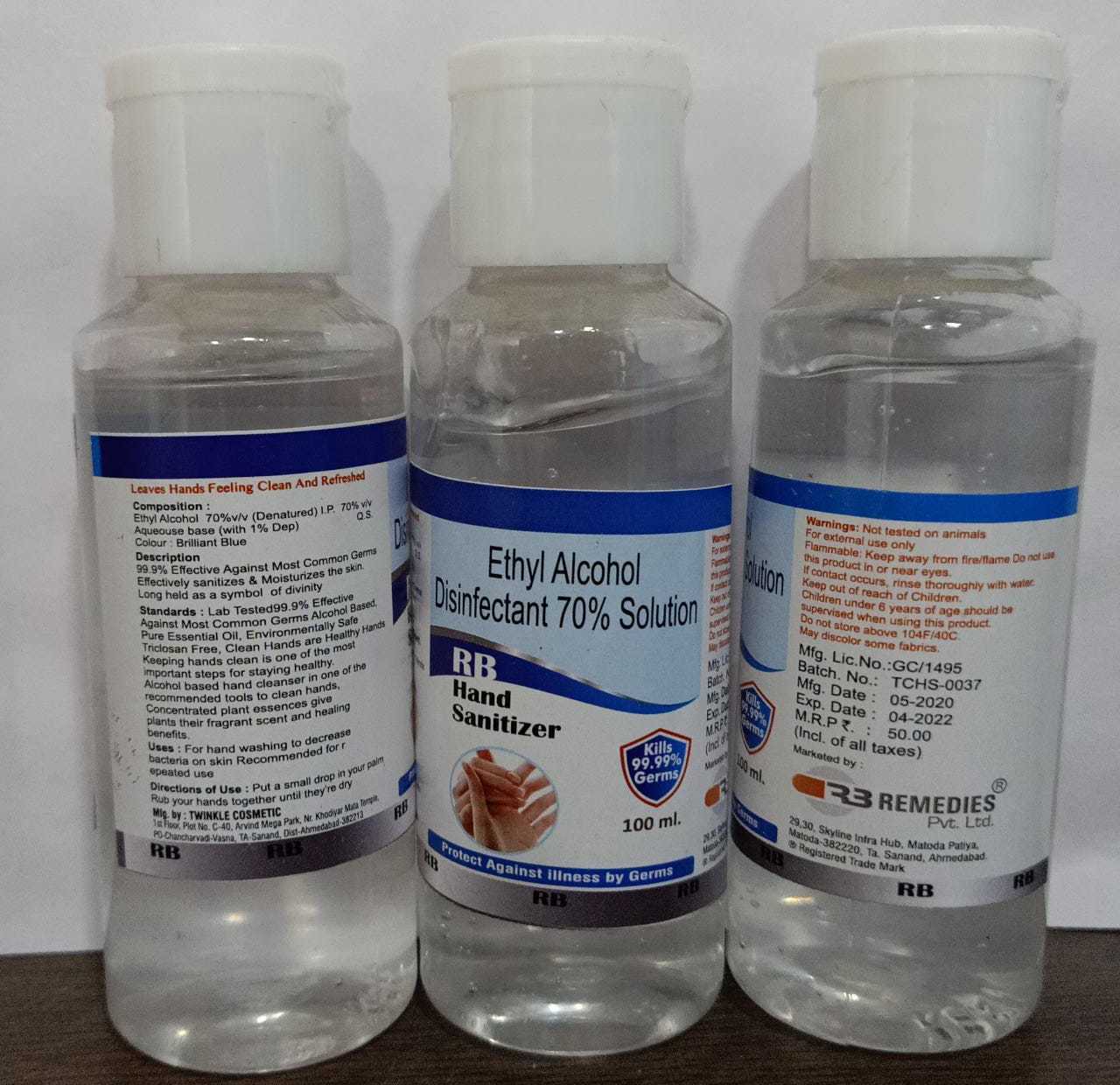 Hand Sanitizer Age Group: All Age Group