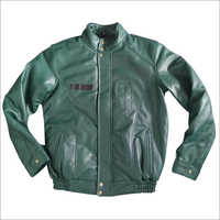 Sheep Skin Leather Jacket With Woolen Lining Fur Collar at 1000.00