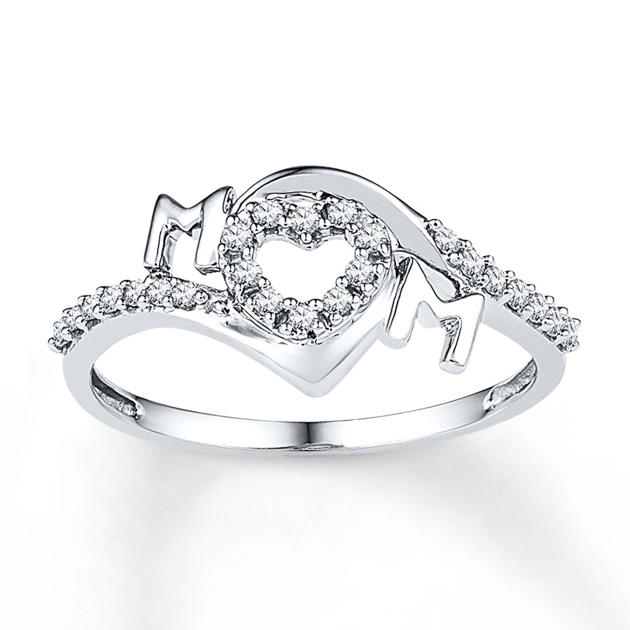 Silver Mom Engraved Ring Gender: Women
