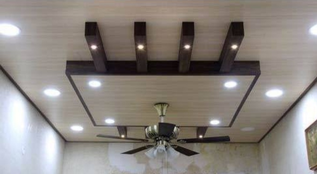 Ceiling Panel - 8mm Plain Pvc Coated | Cream Color, Easy To Install For Hotels And Airports