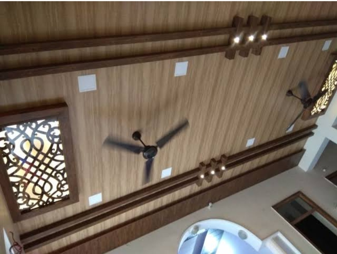 Ceiling Panel - 8mm Plain Pvc Coated | Cream Color, Easy To Install For Hotels And Airports