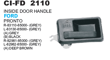 Inside Door Handle Ford Vehicle Type: 4 Wheeler