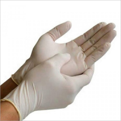 सफेद डिस्पोजेबल सर्जिकल दस्ताने