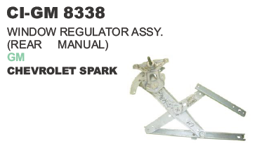 Window Regulator Assy Rear Manual Front GM Chevrolet