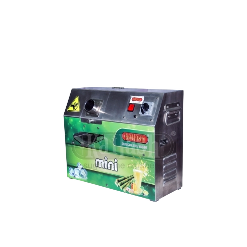 Om Kailash Mini Sugarcane Juice Machine - Stainless Steel, 19x7.25x15.25 Inches, 0.5 HP Power Consumption | Portable, Automatic, 100 Kg/hr Crushing Capacity, Easy to Clean
