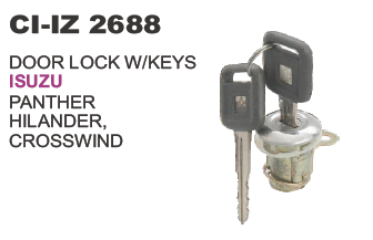 Door Lock with Keys Isuzu