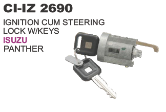 Ignition Cum Steering Lock w/keys Isuzu